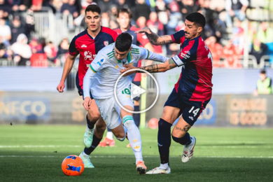 ไฮไลท์ฟุตบอล กัลโช่ เซเรียอา กาญารี่ 1-0 เอเอส โรม่า 07/12/2025